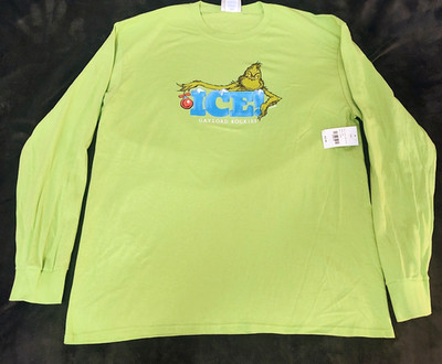 How The Grinch Stole Christmas 2025 ICE XL Long Sleeve Shirt Lime Green Gaylord