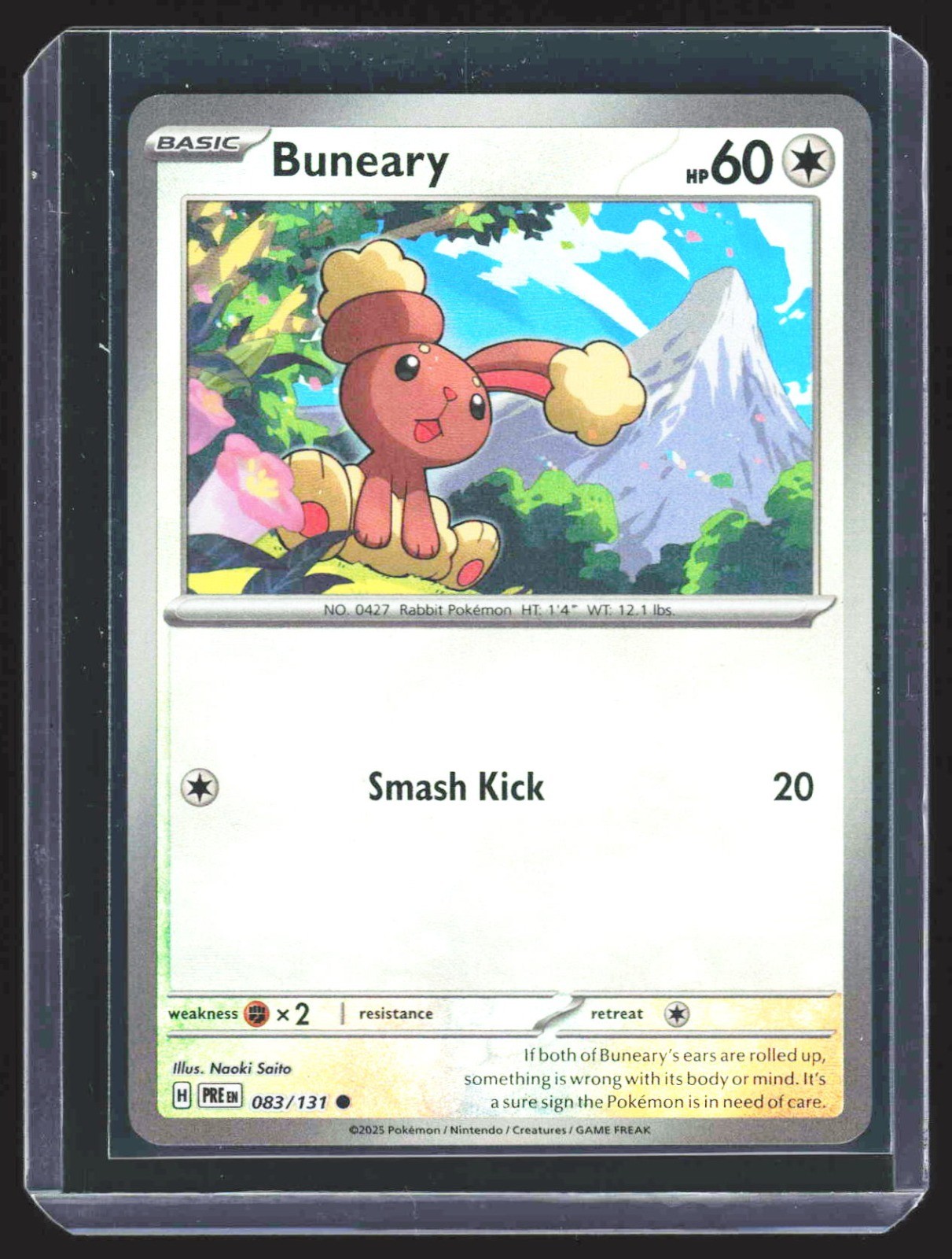 Buneary (Master Ball Pattern) 083/131 SV: Prismatic Evolutions NM