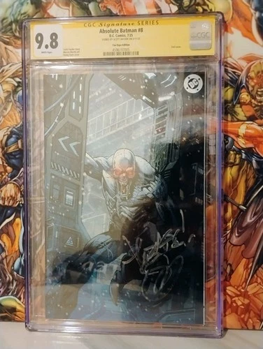 Absolute Batman 8 Danny Earls Dallas FanExpo Foil Virgin CGC 9.8 SS Scott Snyder