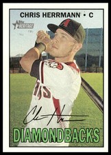 2016 Topps Heritage #695 Chris Herrmann Arizona Diamondbacks NM+