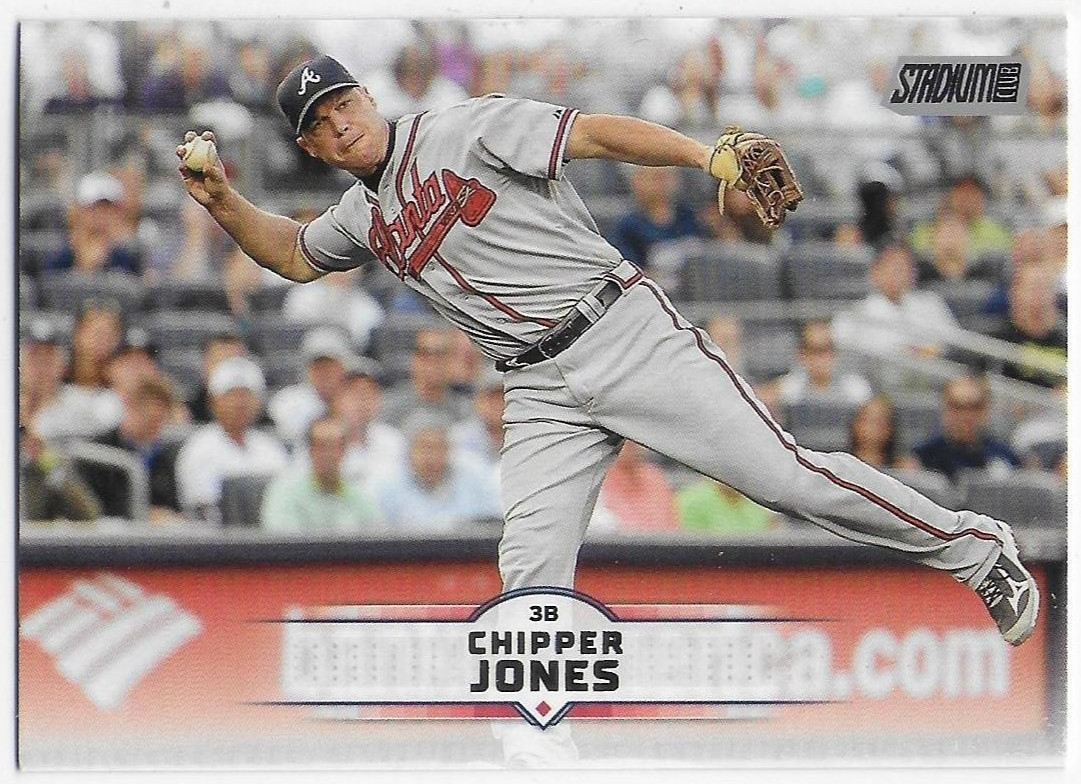 2025 Stadium Club #84 Chipper Jones - Atlanta Braves