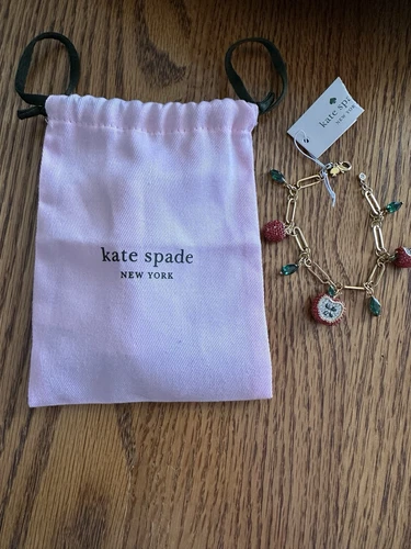 Bracciale Kate Spade Apple Of My Eye Esaurito Nei Negozi Nuovo Con Etichetta Sacchetto Antipolvere Incl