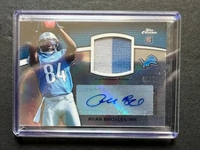 2012 Topps Chrome NFL Rookie Patch Auto RPA - Ryan Broyles RC /50