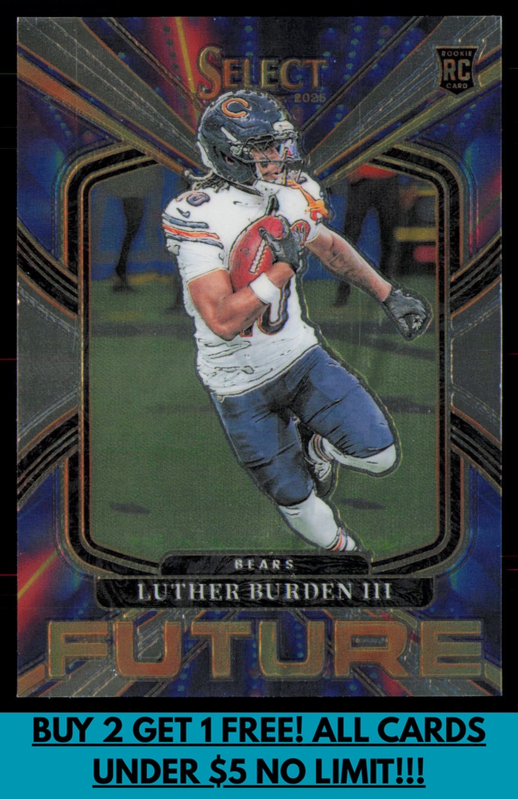 2025 Panini Select #3 Luther Burden III Select Future