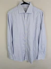 Charles Tyrwhitt Dress Shirt Men's 16.5-34 Blue Slim Fit Button Up Long Sleeve