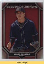 2024 Upper Deck Goodwin Champions Platinum Red Keiner Delgado #P70 READ 1pu4