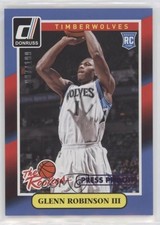 2014 Donruss The Rookies Press Proof Purple 87/199 Glenn Robinson III #16 RC a0s