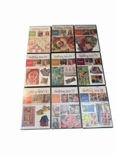 Quilting Arts TV - Lot of 9 DVD's - Series 100-900 Most New - Quilting How To