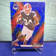 2025 Panini Mosaic 🏈 BLUE SCOPE Jerome Ford #4 Cleveland Browns