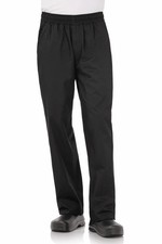 Chef Works Men's Lightweight Baggy Chef Pants Medium Black
