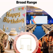 Gold Metal Wedding Backdrop Stand 1 Balloon Stand 2 Flower Stands Wedding Stand