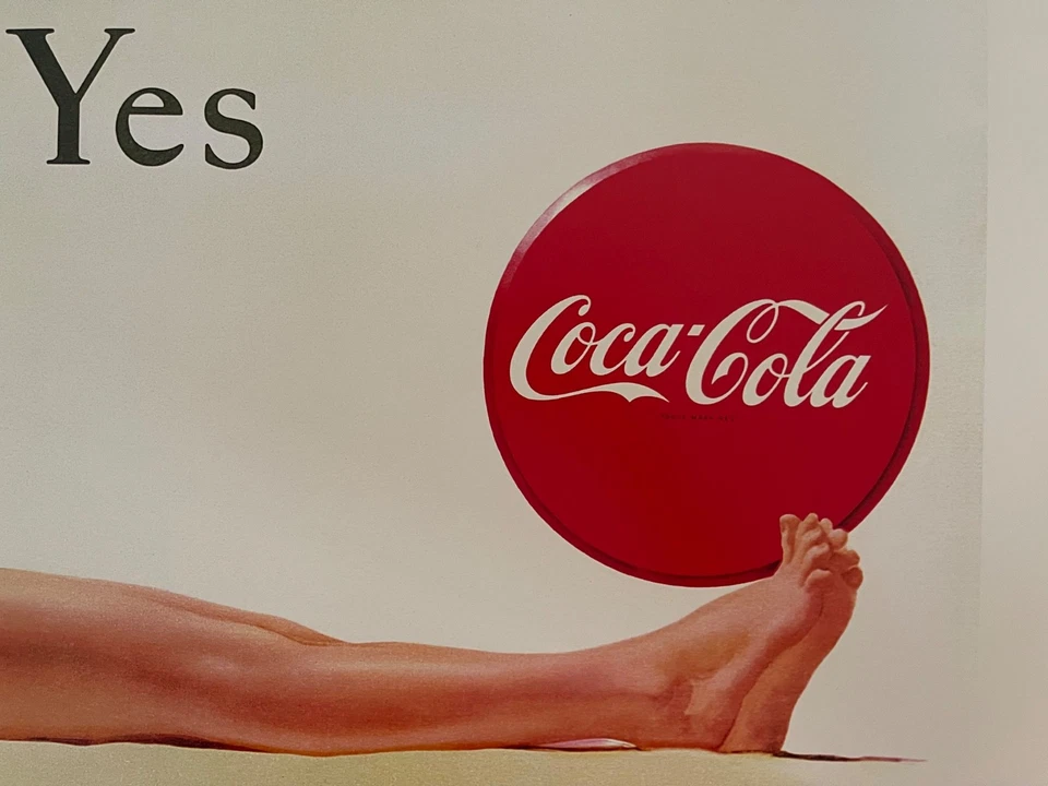 COCA COLA, 1946, VINTAGE ADVERTISEMENT OFFICIAL, LICENSED 1996 ART PRINT - Image 3 of 4