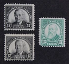 CKStamps: US Stamps Collection Scott#622 Mint H OG Tiny Thin #623 1NH 1HR OG