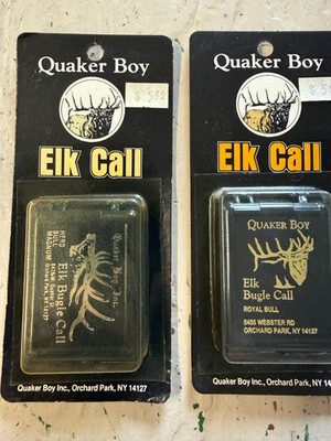Quaker Boy Vintage Elk Mouth Calls Lot 2