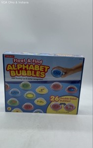 Lakeshore Float & Find Alphabet Bubbles 26 Piece Learning Toy Ages 2+ New Sealed