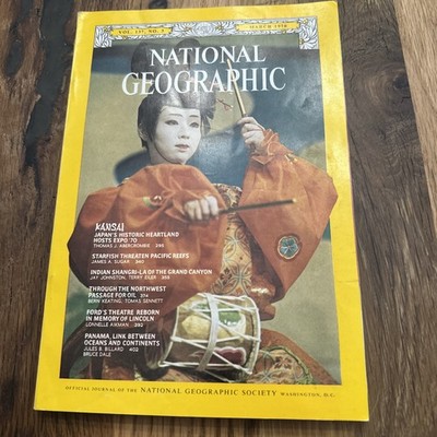 National Geographic Magazine Vintage March 1970 Vol 147 No 3 Kansai