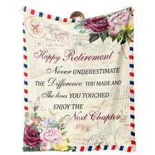 Retirement Gift for Woman, Retirement Gifts for Women 2026, Retirement Blanke...