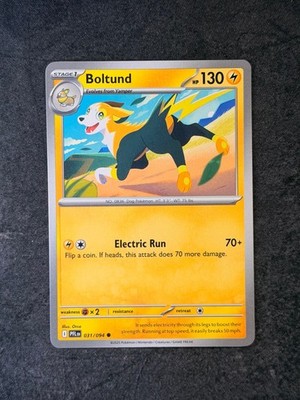 BOLTUND 031/094 Common PHANTASMAL FLAMES Cute Pokemon | NM