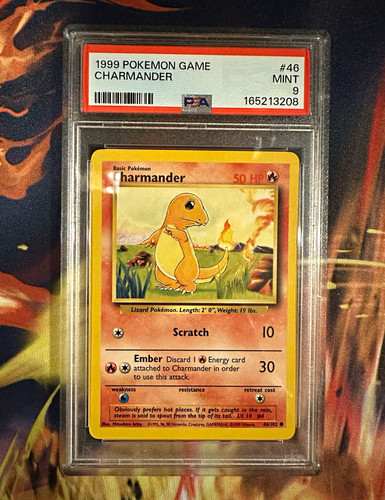 Charmander graded PSA 9 for sale on eBay