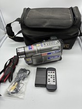 JVC GR-SXM330U S-VHS VHS-C Camcorder Video Camera w/ Case FOR PARTS READ