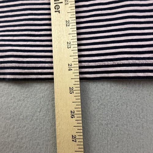 Vineyard Vines Shirt Womens XL Navy White Striped Long Sleeve Pima Cotton Whale - Picture 9 of 12