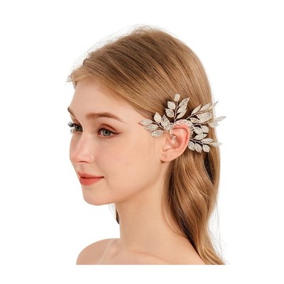 Elf Ear Cuff Fairy Single Leaf Cuffs Left Non Piercing Earring Cosplay Accessori