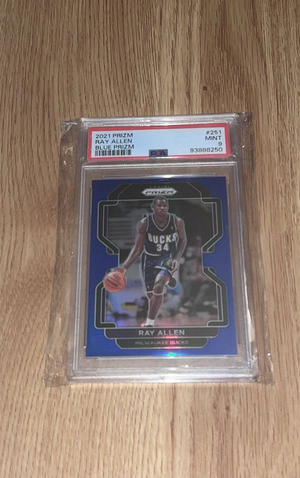 2021-22 Panini Prizm - Ray Allen #251 Blue Prizm /199