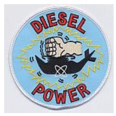 4'' NAVY DBF CRUSH THE NUKES EMBROIDERED PATCH