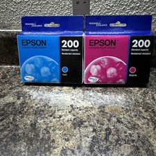 Epson 200 Color Ink Cartridges Magenta, Cyan