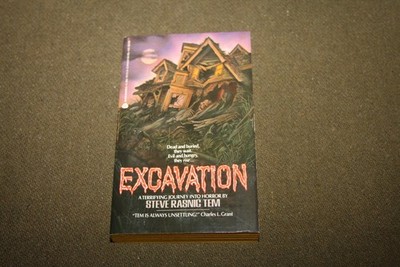 Excavation by Steve Rasnic Tem 1987 PB 1st Printing Avon Horror