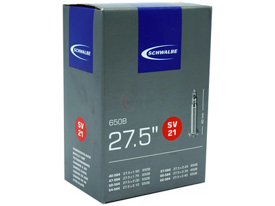 Schwalbe Fahrradschlauch 27.5 Zoll Sclaverandventil 40-584/62-584 SV21