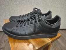 Adidas Stan Smith X Pharrell Williams Collab Men’s Size 11 Triple Black Sneakers