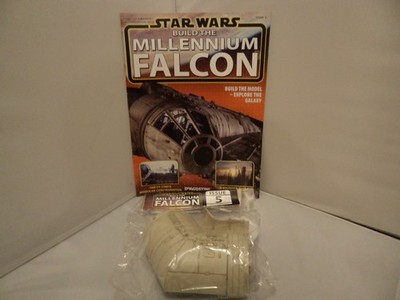 DEAGOSTINI BUILD THE STAR WARS MILLENNIUM FALCON AUSGABE 5 TEILE & MAG