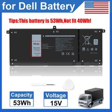   H5CKD 53Wh Battery For Dell Latitude 3410 3510 Inspiron 5508 5509 7306 2 in 1