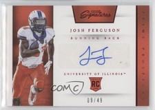2016 Panini Prime Signatures Prospects Proof Red 9/49 Josh Ferguson Auto 2r7