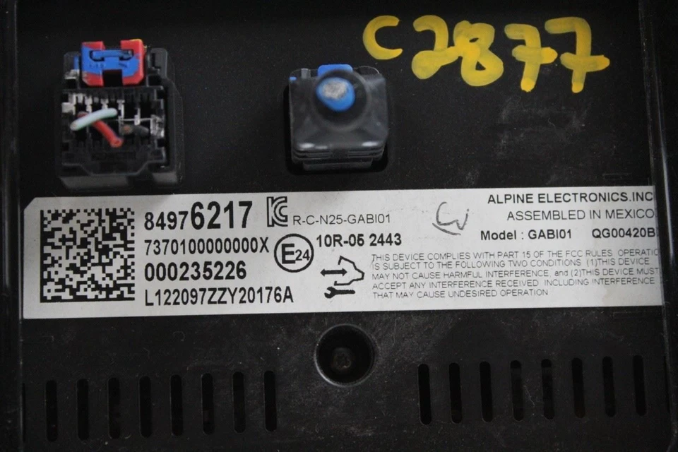 Pantalla montada en el tablero para Chevrolet Malibu 2021-25 OEM #41353 Foto 4 de 4