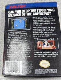 Boxed Nintendo Entertainment System NES Gremlins 2 II: The New Batch - No Manual