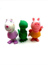 Peppa Pig Rubber Bath Toys Children Kids Dinosaur 3pc Playset Water Play