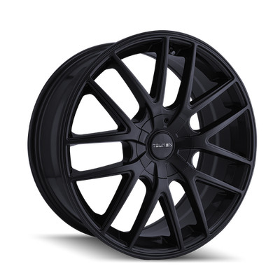 19x8.5 Touren TR60 FULL Matte Black Wheels 5x112/5x120 (40mm) Set of 4