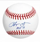 Chipper Jones ATL Braves HOF 18 Signed Official MLB Baseball  Steiner Certified