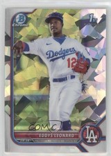2022 Bowman Chrome Prospects Atomic Refractor Eddys Leonard #BCP-57 11eb