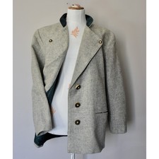 GIACCA BLAZER '90 LANA STILE TIROLESE tg.48 it. Vintage