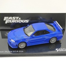 Diecast IXO 1:43 Scale Skyline GT-R R34 Alloy Car Model