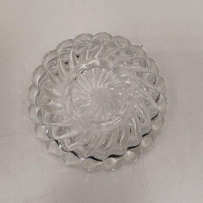 Baccarat Volute Aschenbecher Tablett Kristallklar Zubehör Halter Innen Sammle...