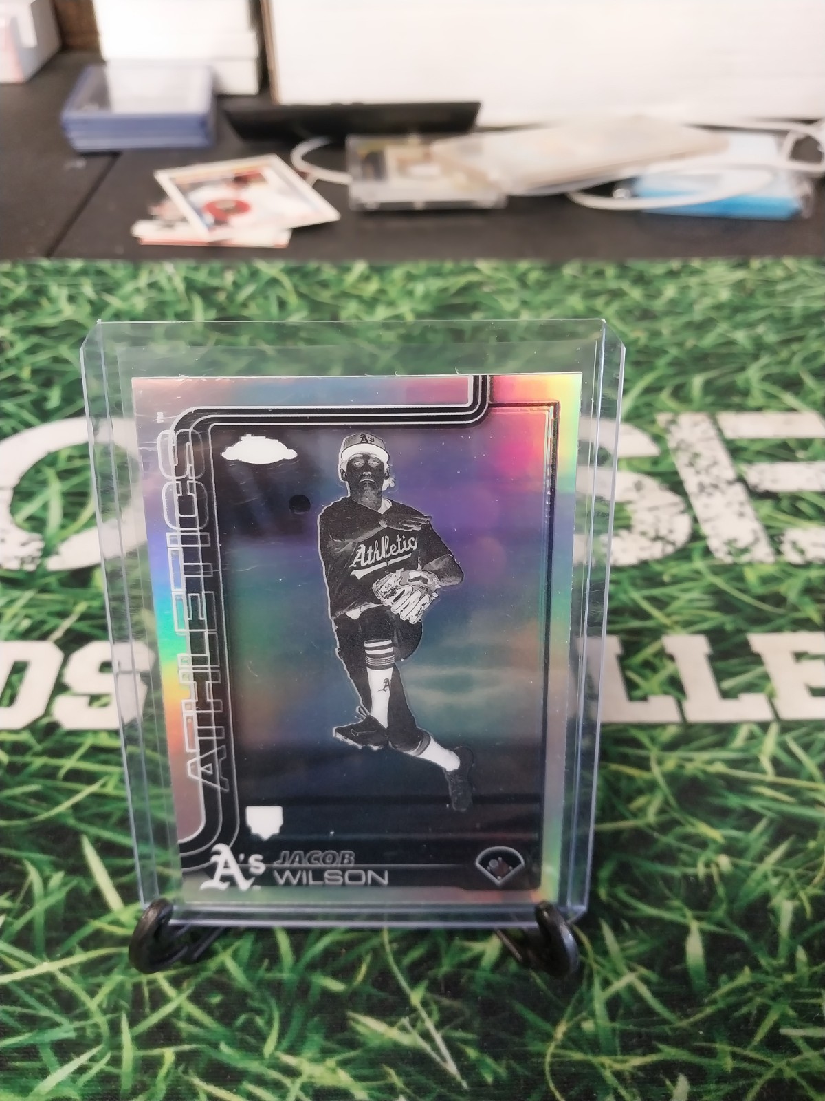 2025 Topps Chrome JACOB WILSON Negative Refractor SP #96 ATHLETICS