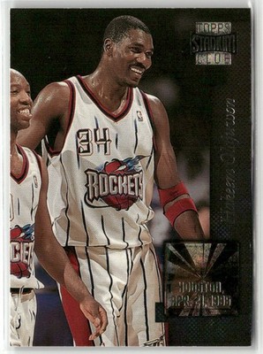 1996-97 STADIUM CLUB #GM5 HAKEEM OLAJUWON GOLDEN MOMENTS HOUSTON ROCKETS
