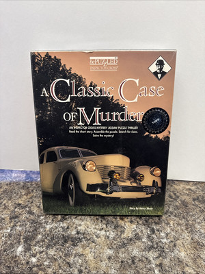 A Classic Case of Murder Bepuzzled Mystery Jigsaw Puzzle Thriller Factory Sealed
