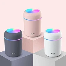 USB HUMIDIFIEREssential Oil Diffuser Portable Colorful Cool Mini Humidifier, 300