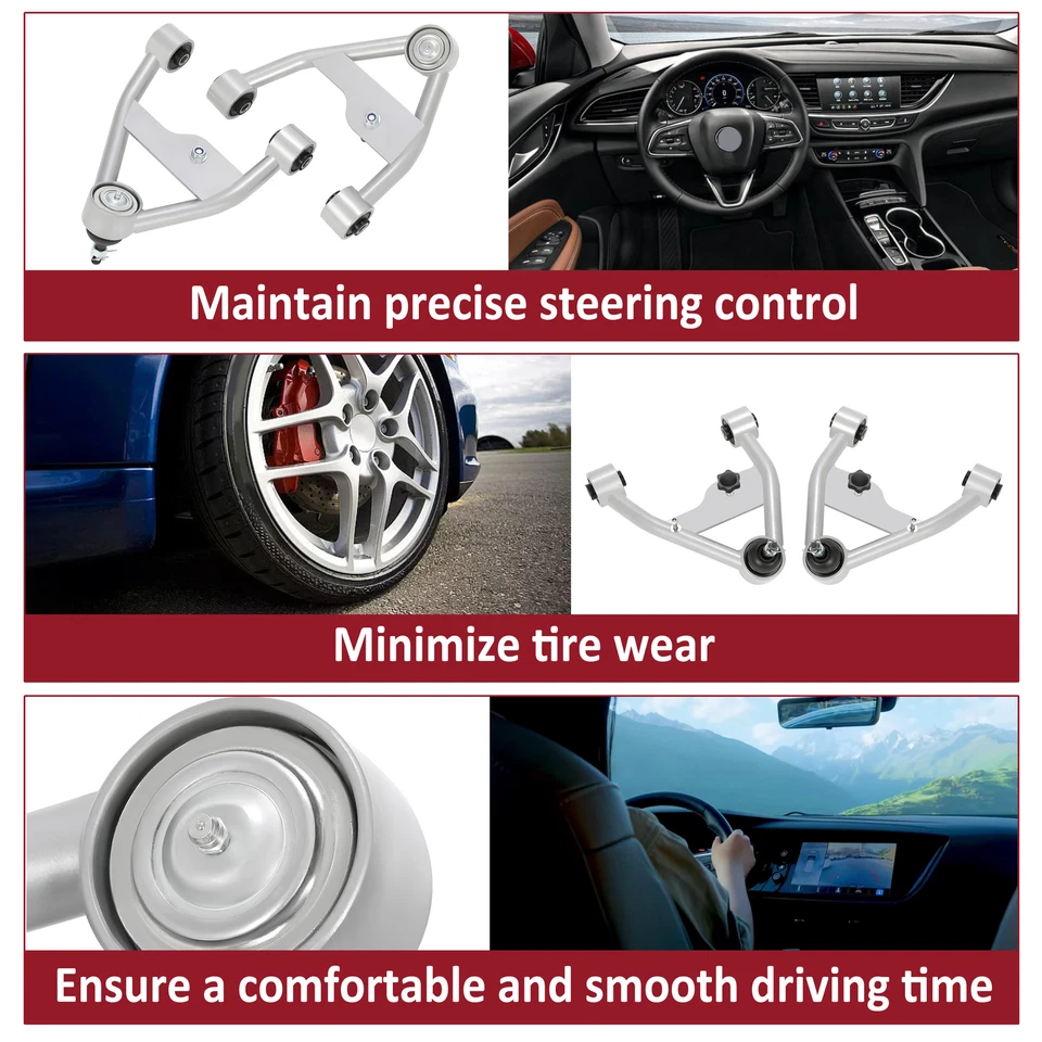 Brazo de control superior delantero rótula elevación 2-4" para Chevy S10 1982-2005 88 01 4x4 Foto 4 de 4