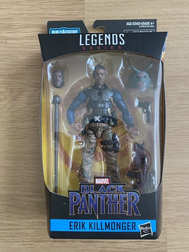 Figura Erik Killmonger Black Panther de Marvel Legends Sin usar, en caja ¡Nueva!!